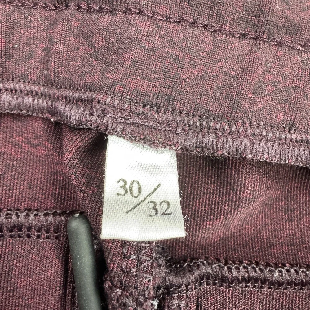 Public Rec Pants Mens 30 Daymaker‎ Lounge Sweatpant Drawstring Pockets Burgundy